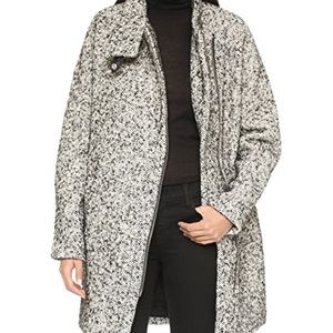 Madewell city grid pea coat